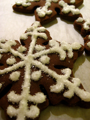 Etoile de Noël en biscuit