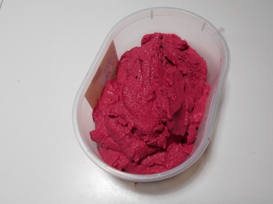 Glace betterave framboise